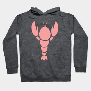 Coral Pink Lobster Hoodie